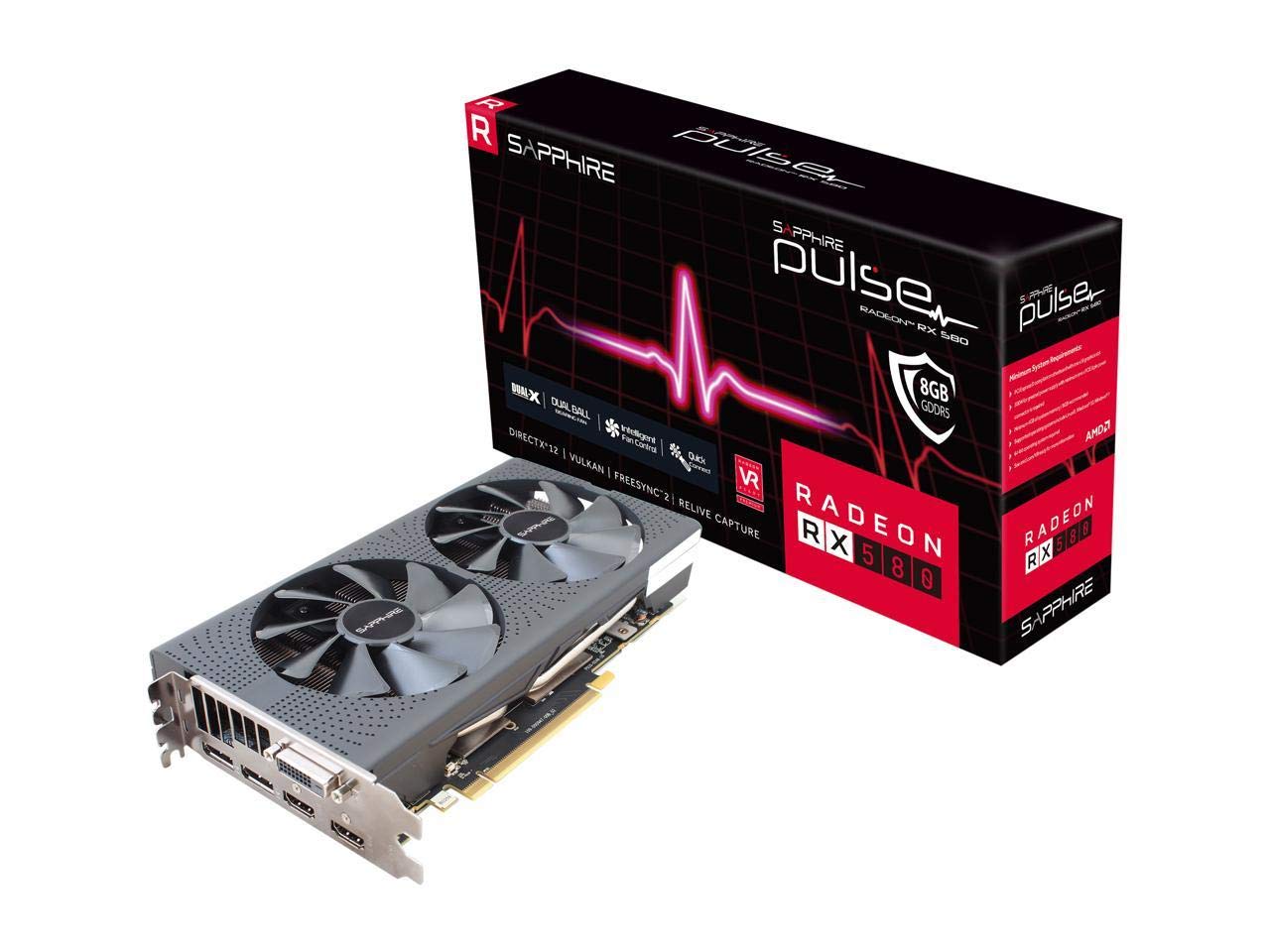 グラフィックボード・グラボ・ビデオカード [FRD]SAPPHIRE PULSE RADEON RX 580 Amazon | Sapphire (サファイア) Pulse Radeon RX 580 DirectX 12